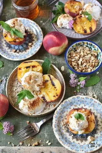 Grilled Peaches