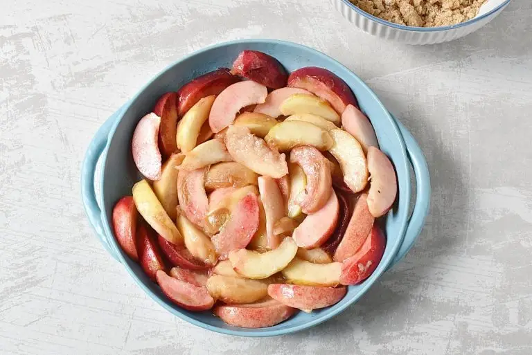 Step 5 - Peach Crumble