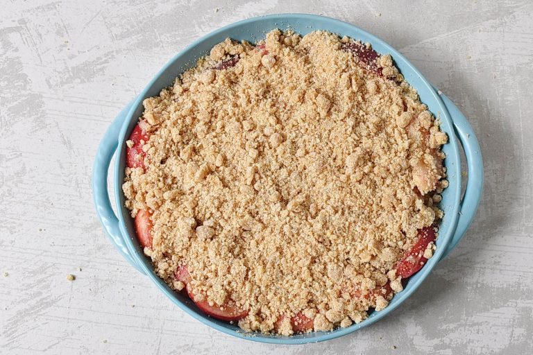 Step 6 - Peach Crumble