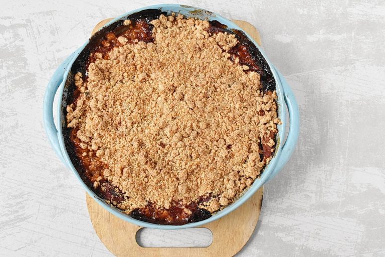 Step 7 - Peach Crumble
