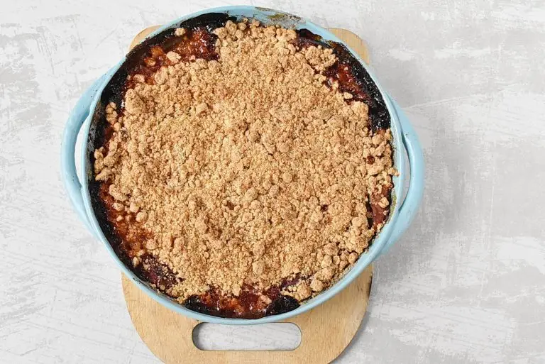 Step 7 - Peach Crumble