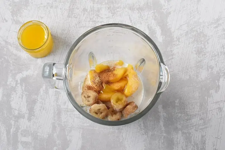 Step 1 - Peach Smoothie