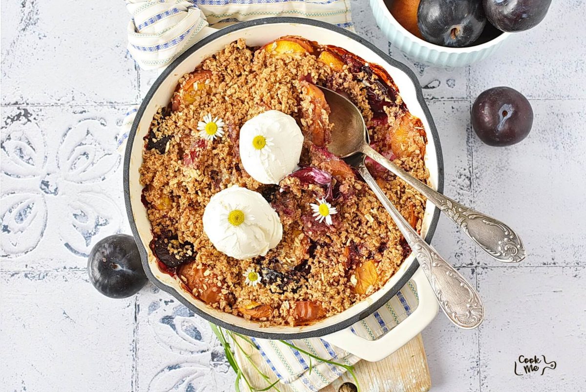 Peach and Plum Crisp