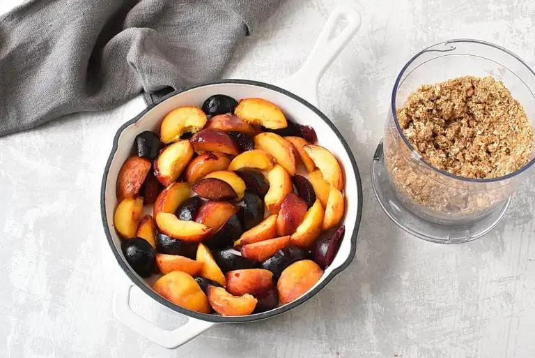 Step 4 - Peach and Plum Crisp