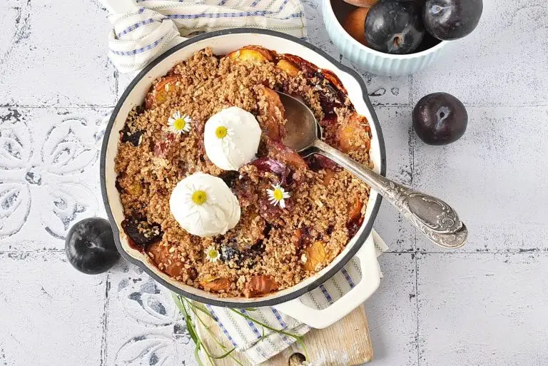 Step 7 - Peach and Plum Crisp