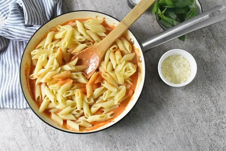 Step 7 - Penne Alla Vodka (Vodka Pasta Recipe)