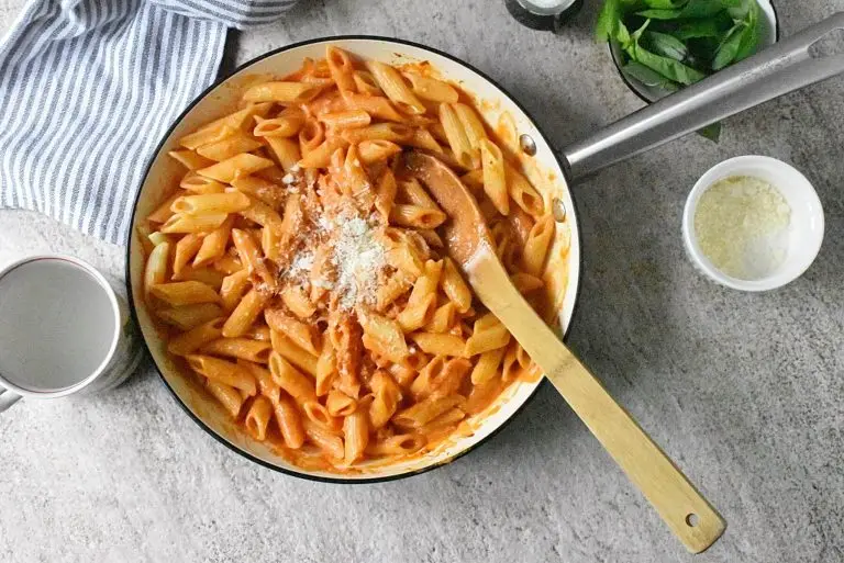 Step 7 - Penne Alla Vodka (Vodka Pasta Recipe)