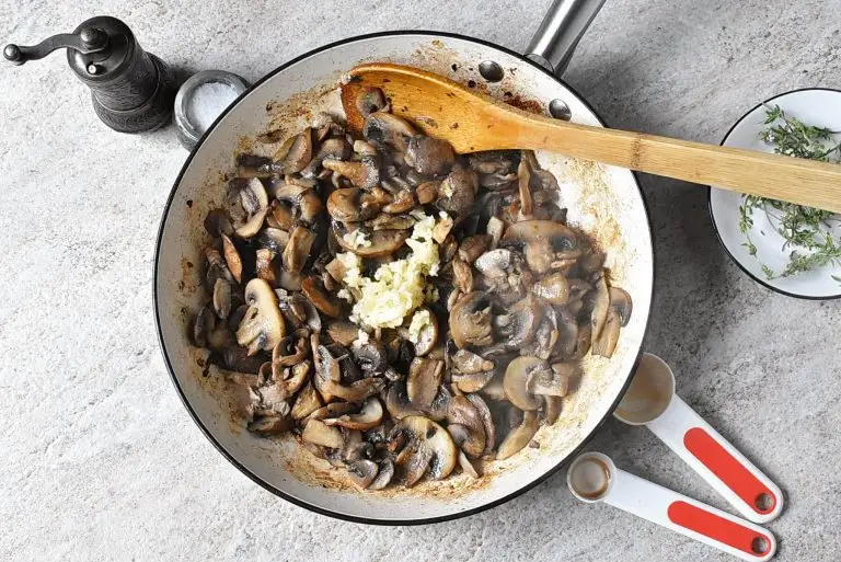 Step 4 - Sautéed Mushrooms