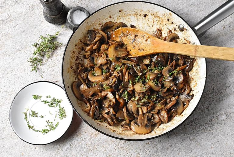 Step 5 - Sautéed Mushrooms