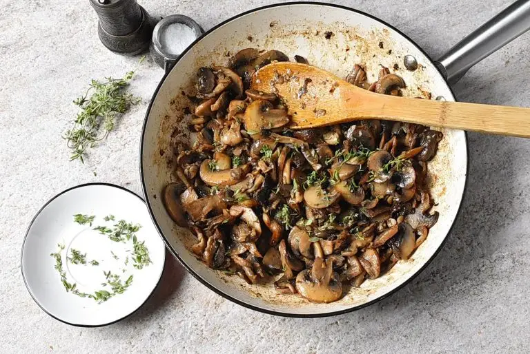 Step 5 - Sautéed Mushrooms