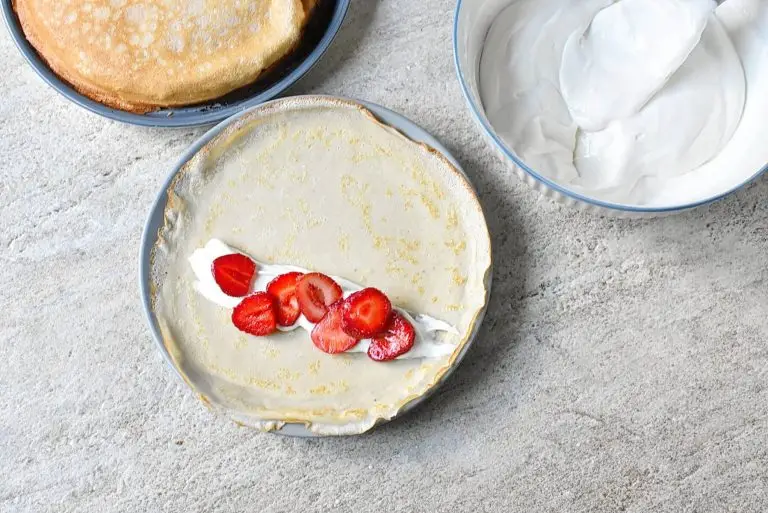 Step 7 - Strawberry Crepes