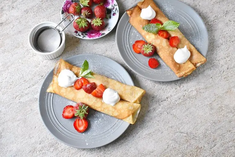 Step 8 - Strawberry Crepes