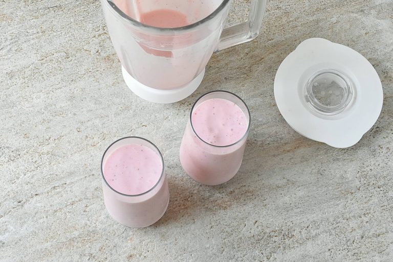 Step 6 - Strawberry Milkshake