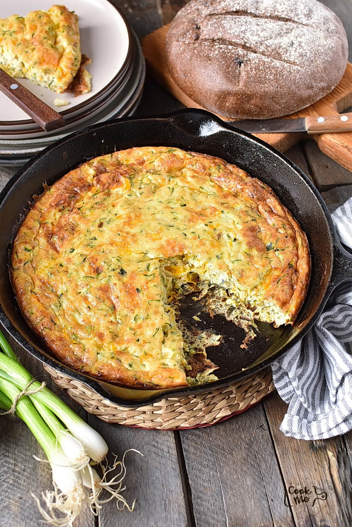 frittata di zucchini e patate
