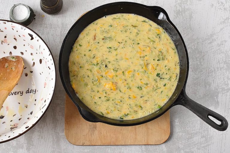 Step 8 - Zucchini Frittata