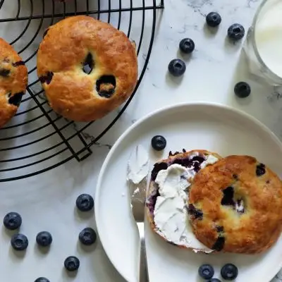 Blueberry Bagels (High-Protein)
