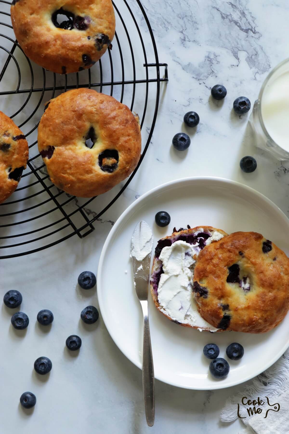 Blueberry Bagels (High Protein) Recipe - COOK.ME
