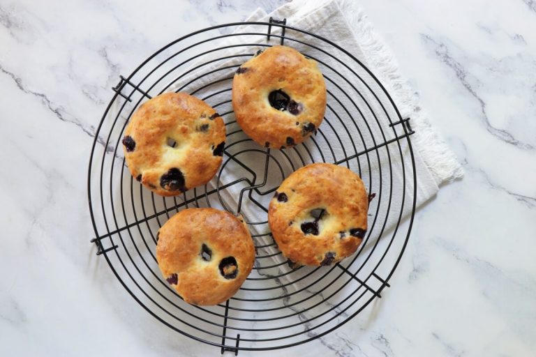 Step 8 - Blueberry Bagels (High-Protein)