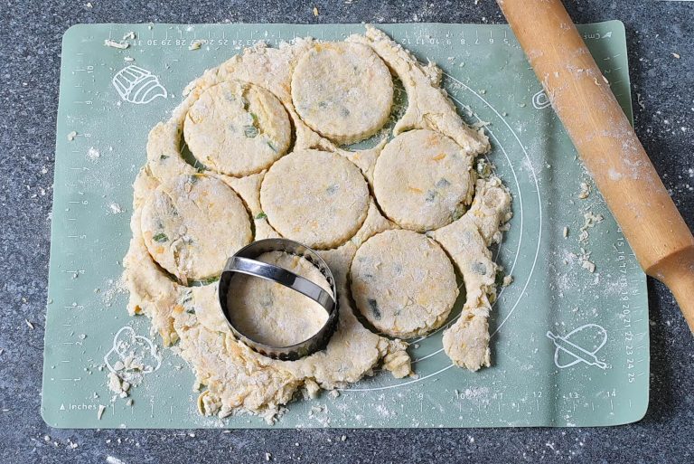 Step 6 - Cheddar Jalapeño Biscuits