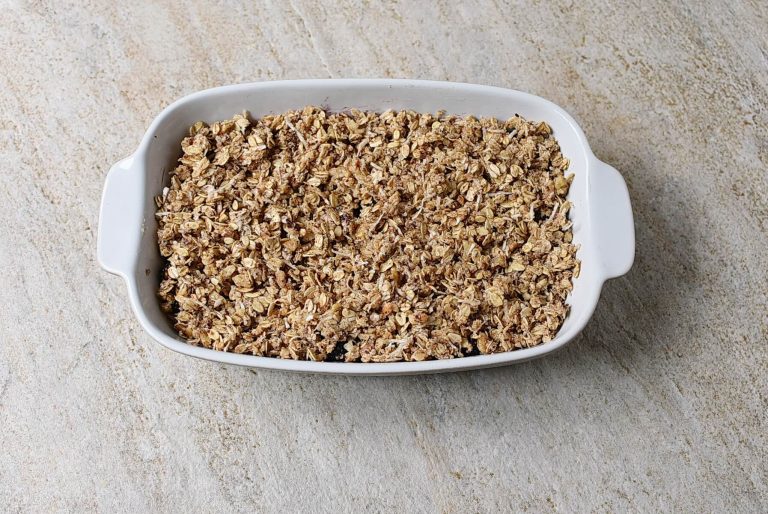Step 6 - Healthy Blackberry Crisp