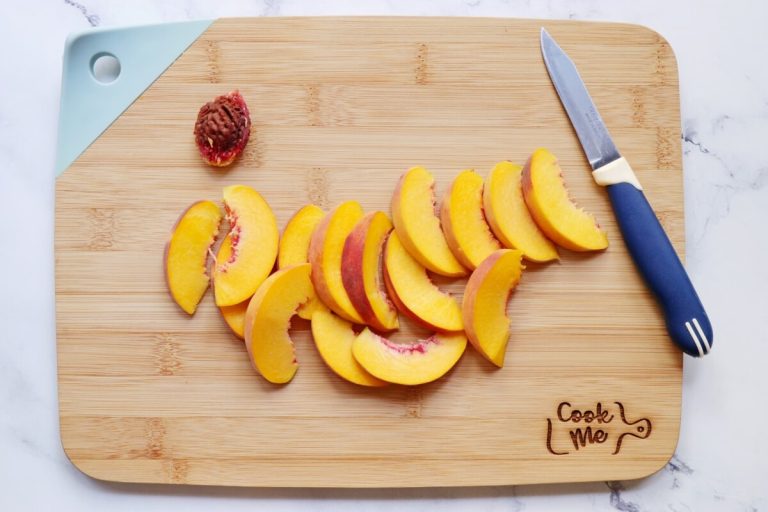 Step 1 - Individual Peach Crumble