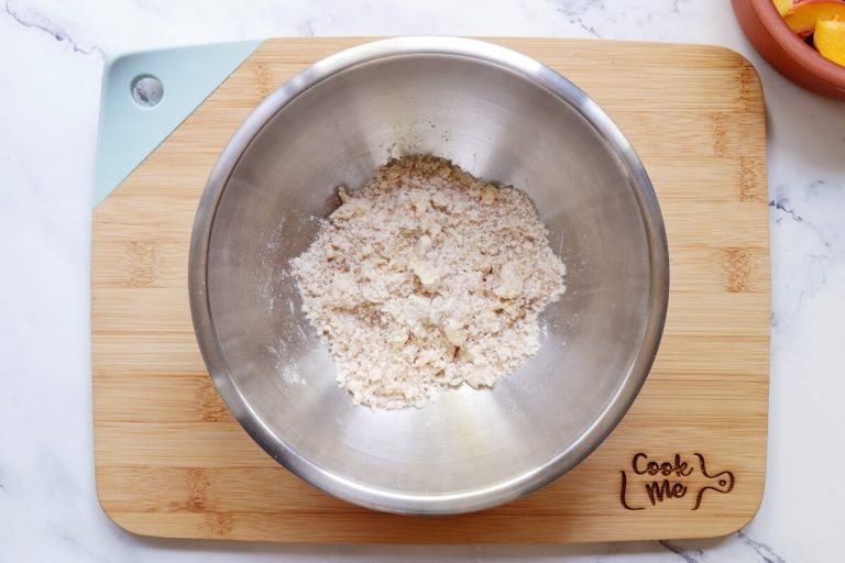 Step 4 - Individual Peach Crumble