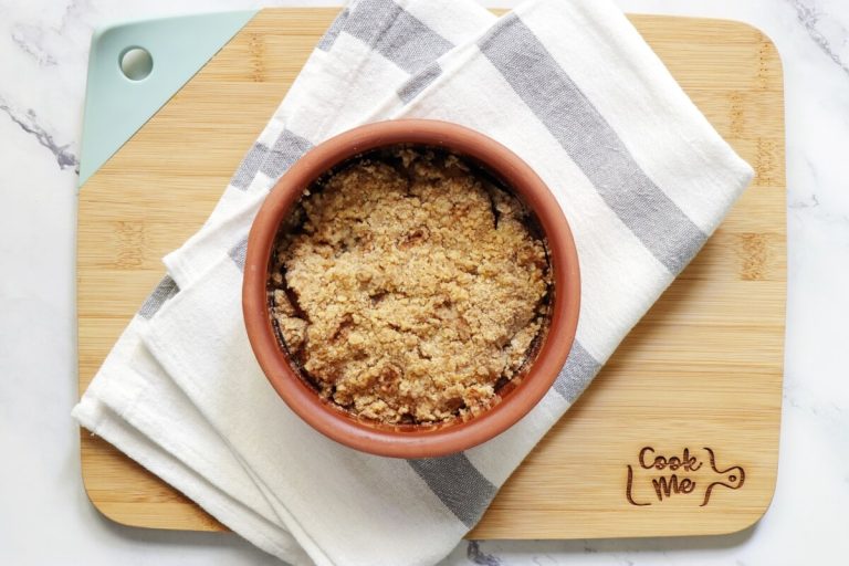 Step 6 - Individual Peach Crumble