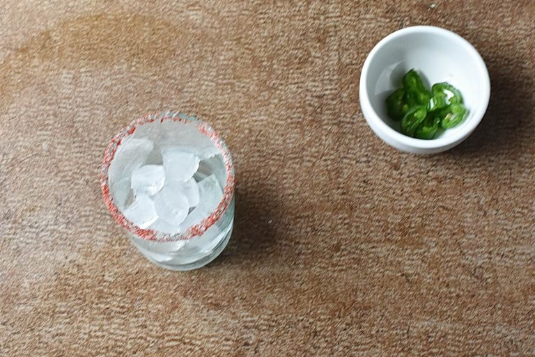 Step 1 - Spicy Jalapeño Margarita