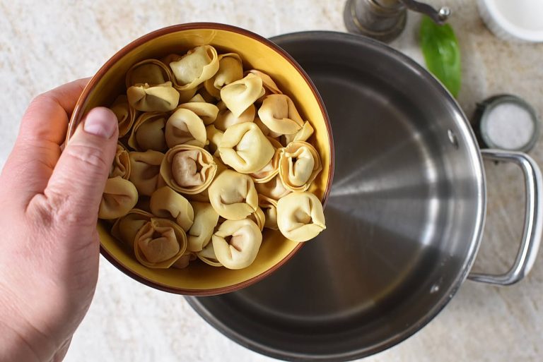 Step 1 - Tomato Tortellini Soup
