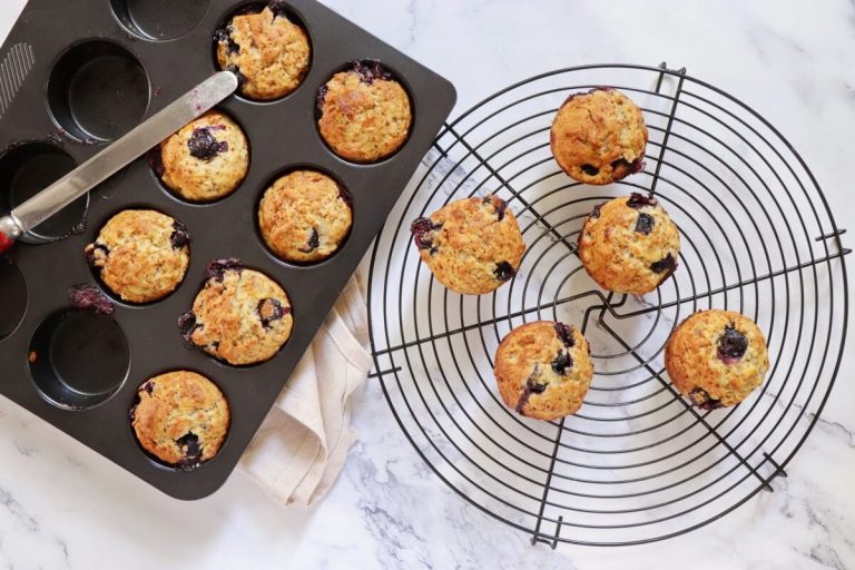 Step 9 - Banana Blueberry Muffins