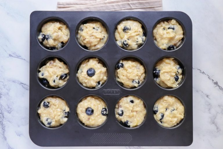 Step 7 - Banana Blueberry Muffins