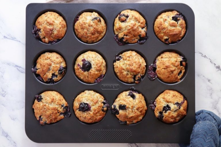 Step 8 - Banana Blueberry Muffins