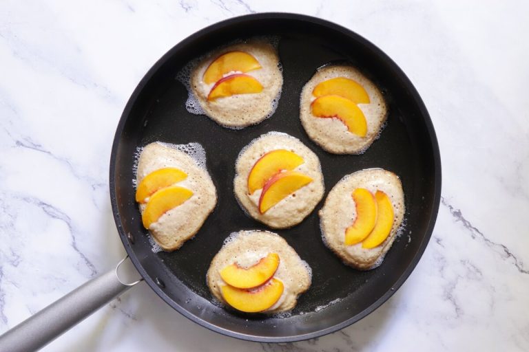 Step 5 - Peach Pancakes