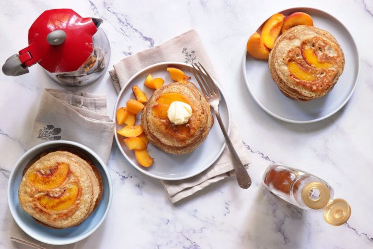 Step 7 - Peach Pancakes