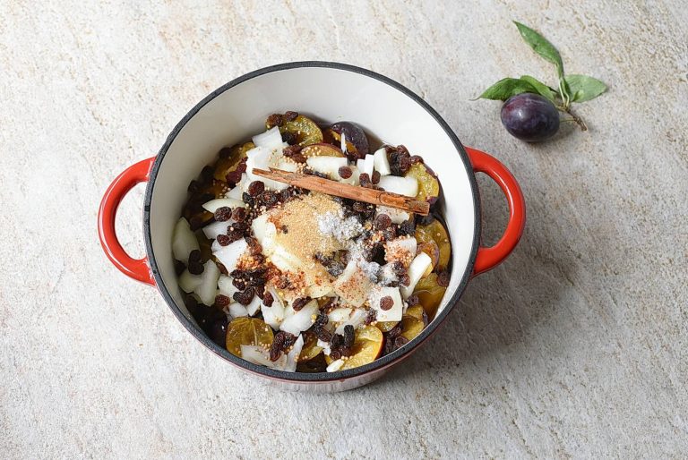 Step 3 - Plum Chutney Recipe
