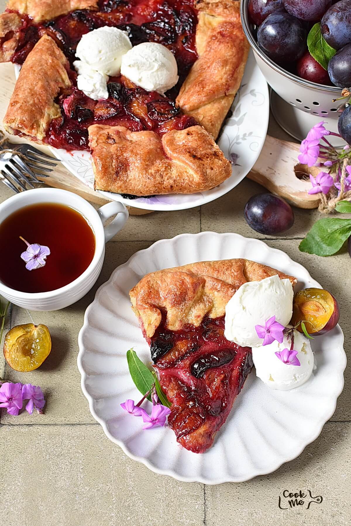 Plum Galette Recipe - Easy Step-by-Step Guide | COOK.ME