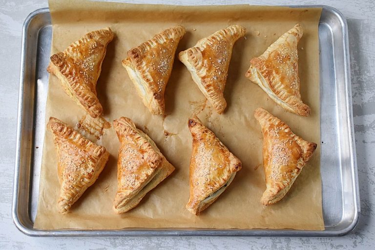 Step 10 - Spinach and Feta Triangles