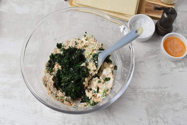 Step 5 - Spinach and Feta Triangles