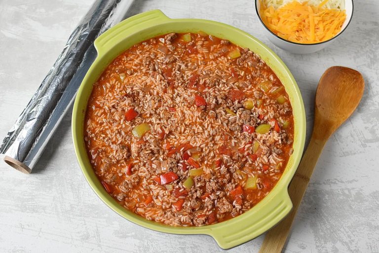 Step 7 - Stuffed Pepper Casserole