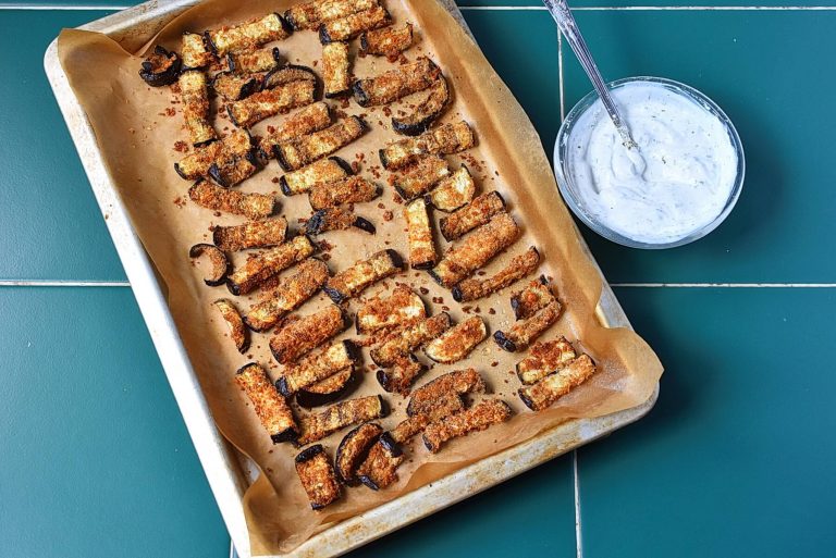 Step 8 - Eggplant Fries