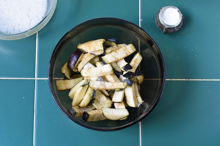 Step 4 - Eggplant Fries