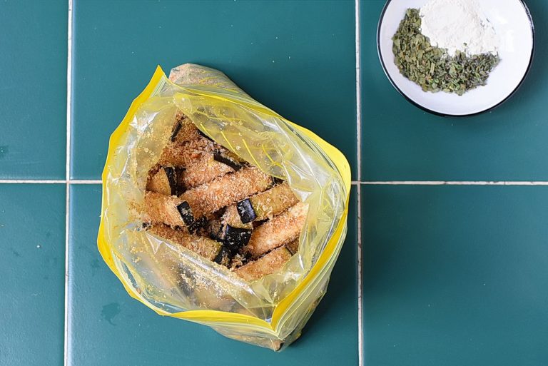 Step 6 - Eggplant Fries