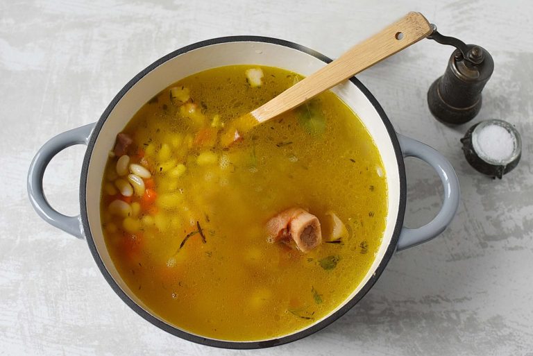 Step 6 - Navy Bean Soup
