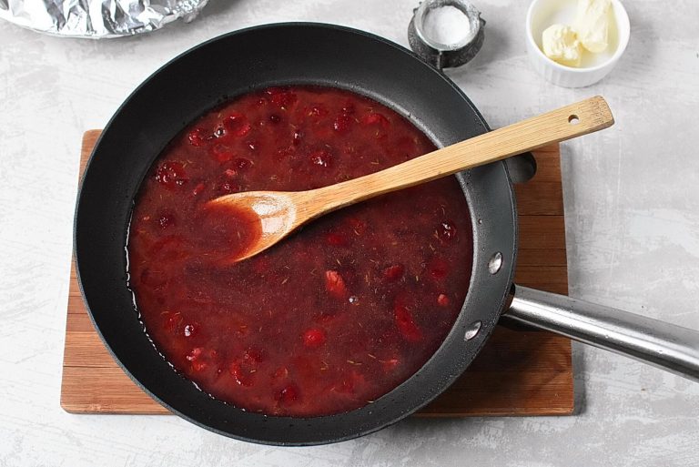 Step 5 - Pork Chops with Cherry Sauce