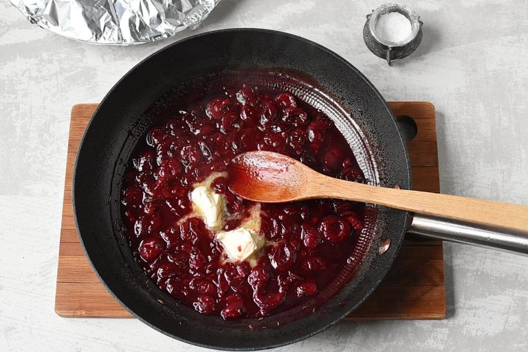 Step 6 - Pork Chops with Cherry Sauce