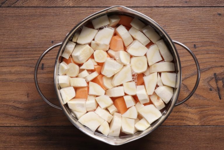 Step 1 - Sweet Potato Mash with Parsnip