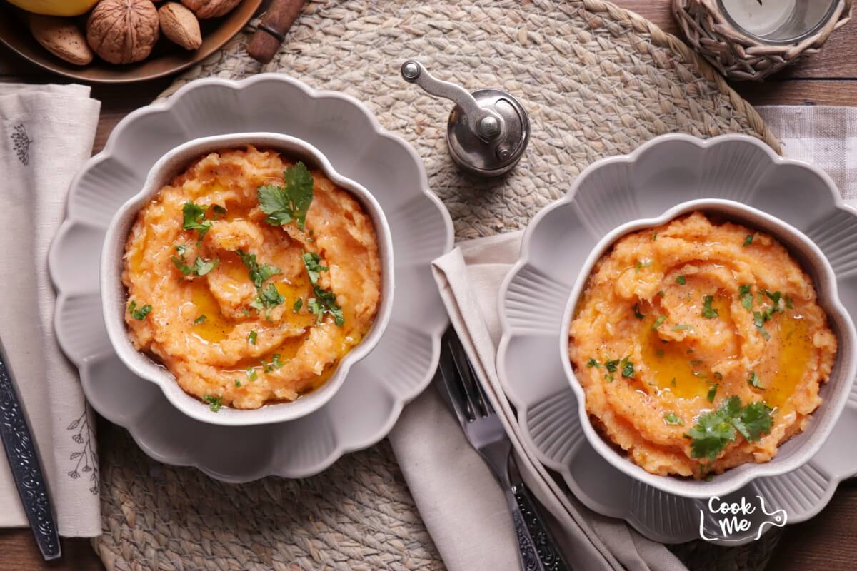 Sweet Potato Mash with Parsnip