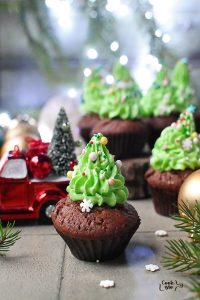 Christmas Tree Cupcakes