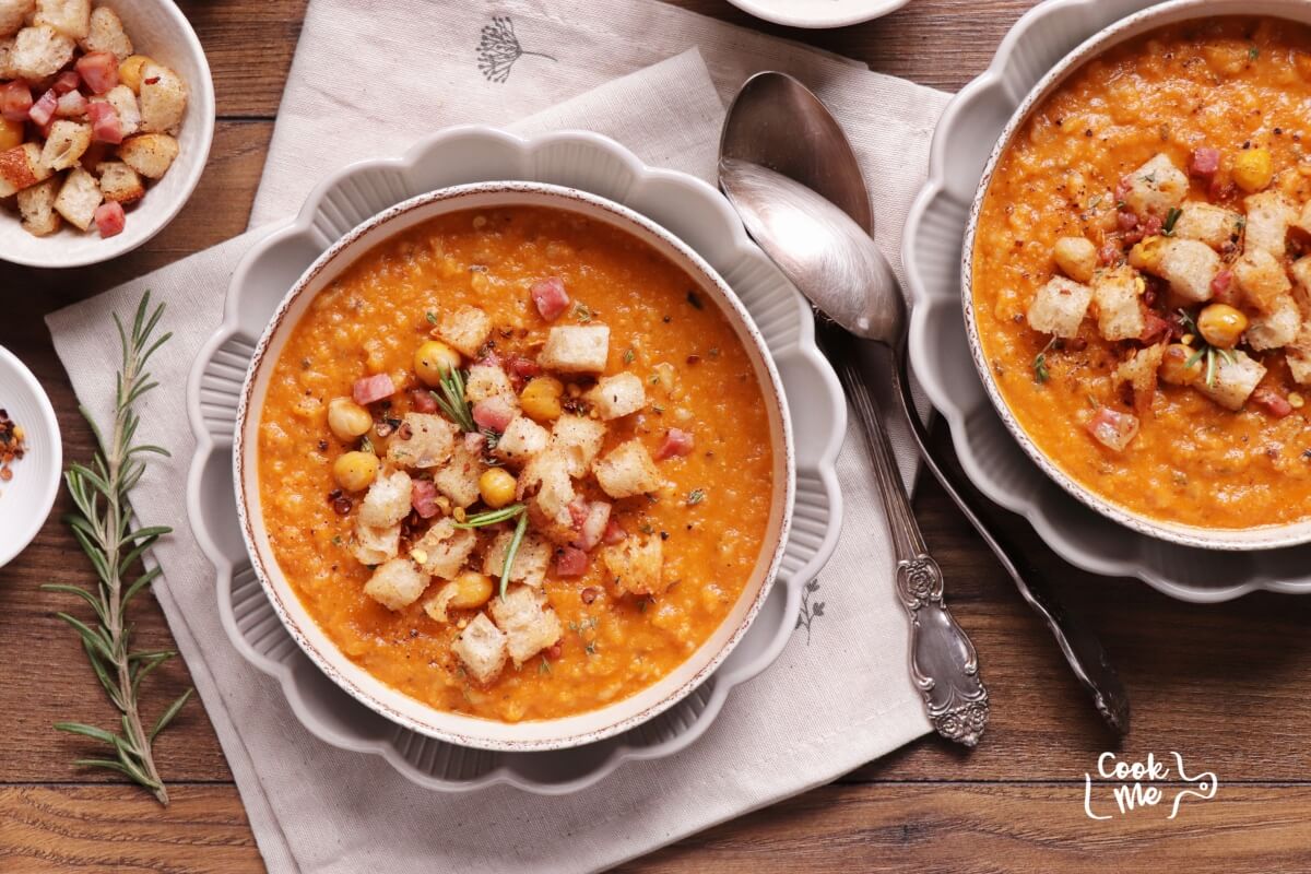 Farro Soup with Chickpeas