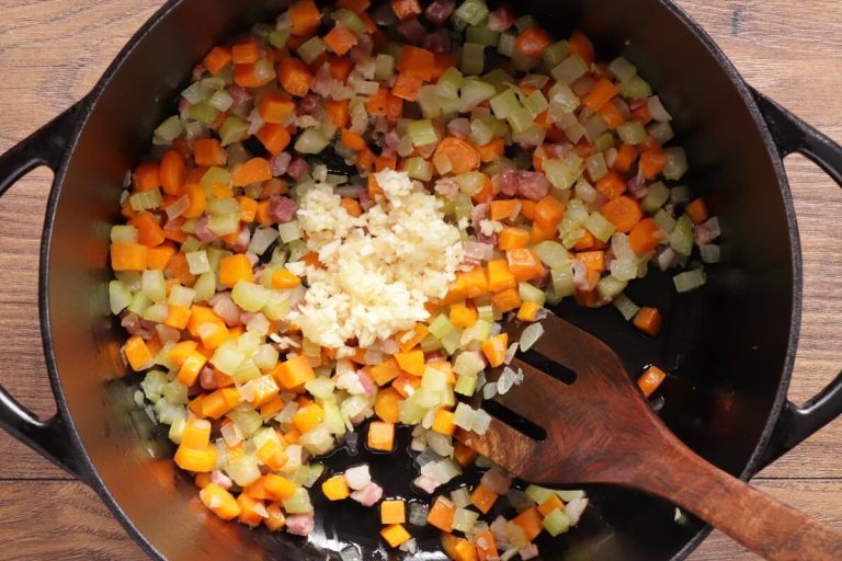 Step 2 - Farro Soup with Chickpeas